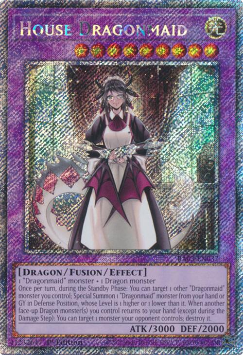 House Dragonmaid (Platinum Secret Rare) [RA03-EN037] Platinum Secret Rare | Event Horizon Hobbies CA