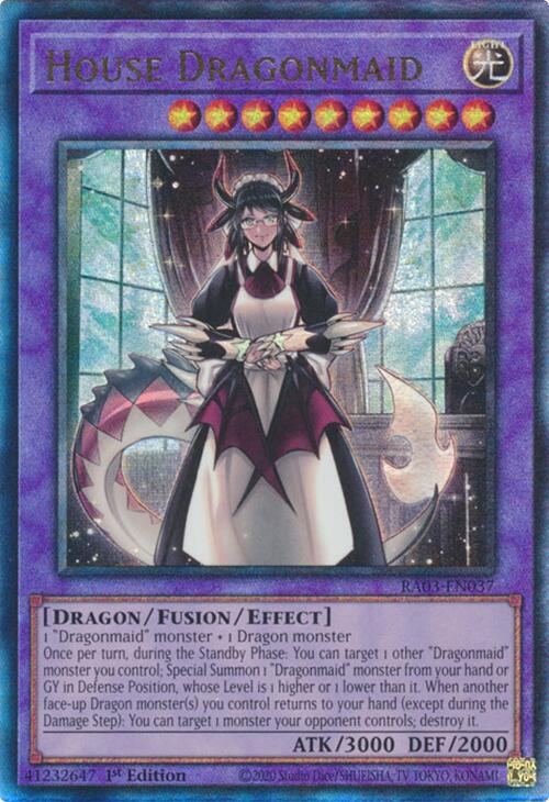 House Dragonmaid (UTR) [RA03-EN037] Prismatic Ultimate Rare | Event Horizon Hobbies CA