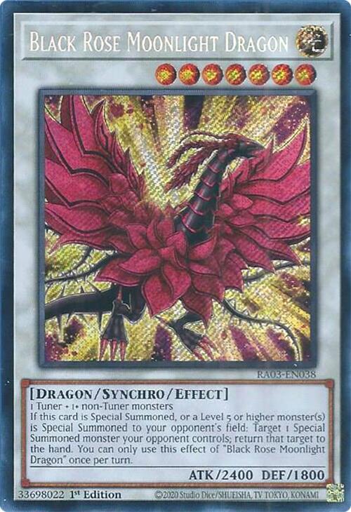 Black Rose Moonlight Dragon (Secret Rare) [RA03-EN038] Secret Rare | Event Horizon Hobbies CA