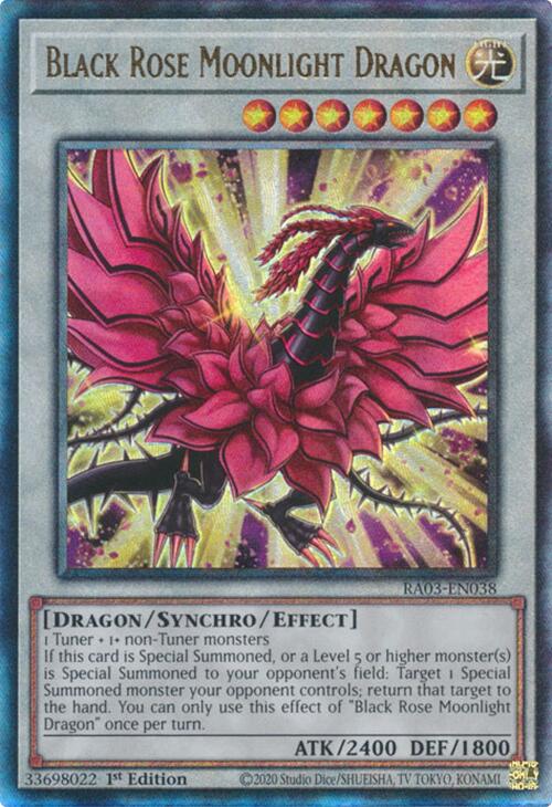 Black Rose Moonlight Dragon (UTR) [RA03-EN038] Prismatic Ultimate Rare | Event Horizon Hobbies CA