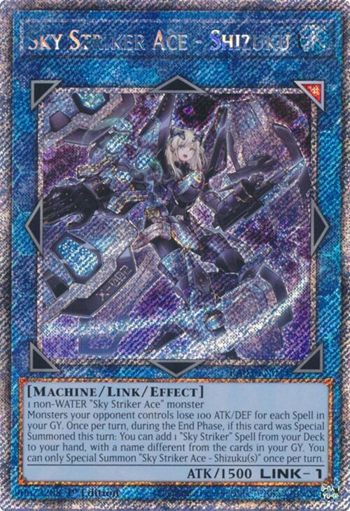 Sky Striker Ace - Shizuku (Platinum Secret Rare) [RA03-EN043] Platinum Secret Rare | Event Horizon Hobbies CA