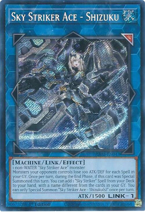 Sky Striker Ace - Shizuku (Secret Rare) [RA03-EN043] Secret Rare | Event Horizon Hobbies CA