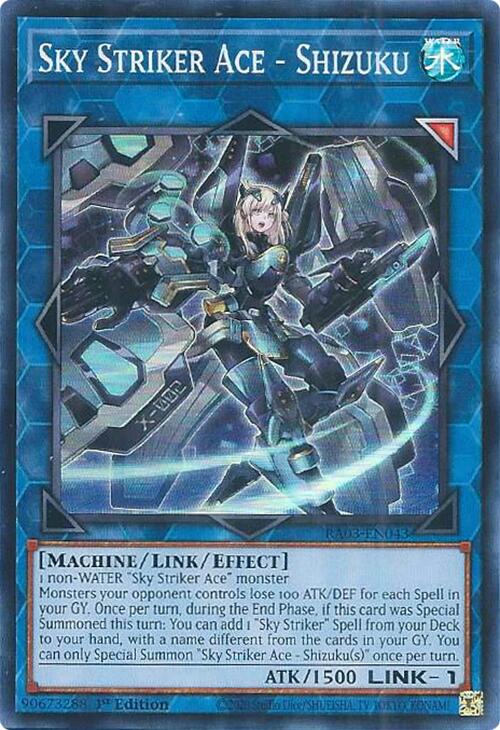 Sky Striker Ace - Shizuku [RA03-EN043] Super Rare | Event Horizon Hobbies CA