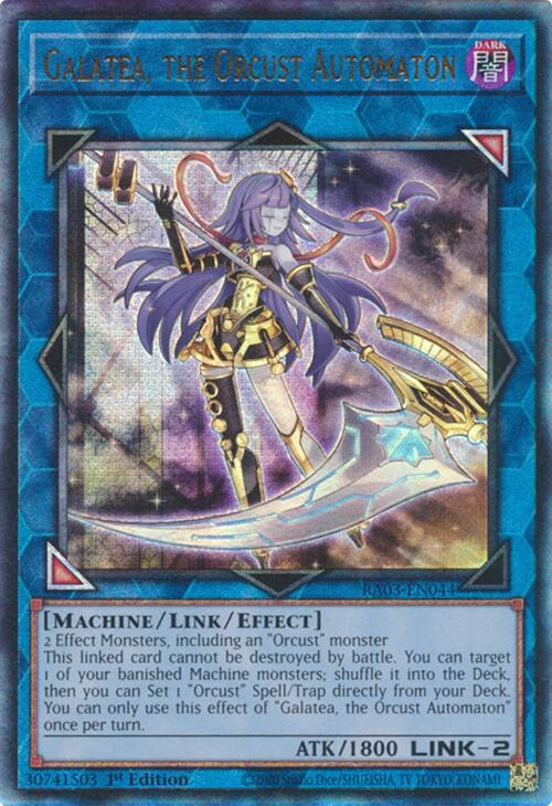 Galatea, the Orcust Automaton (UTR) [RA03-EN044] Prismatic Ultimate Rare | Event Horizon Hobbies CA