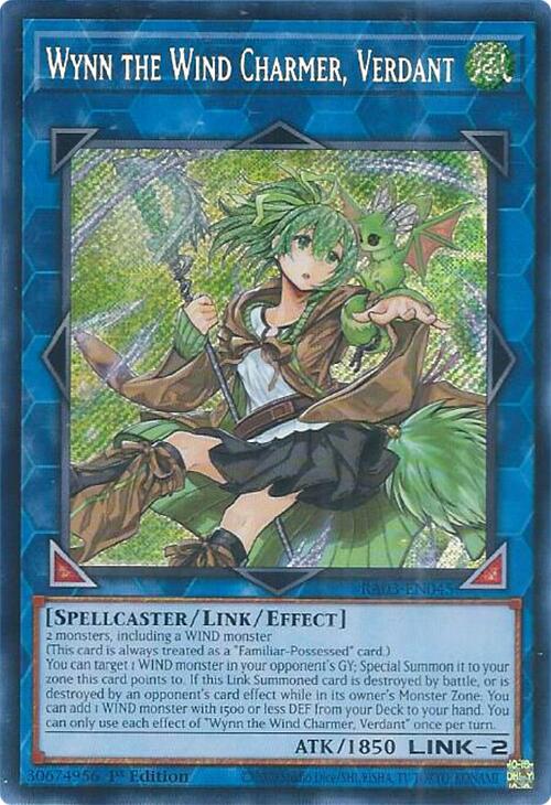 Wynn the Wind Charmer, Verdant (Secret Rare) [RA03-EN045] Secret Rare | Event Horizon Hobbies CA