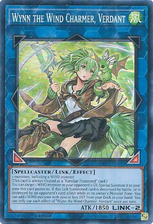 Wynn the Wind Charmer, Verdant [RA03-EN045] Super Rare | Event Horizon Hobbies CA