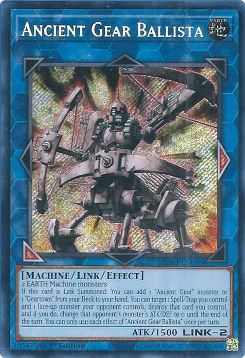 Ancient Gear Ballista (Secret Rare) [RA03-EN046] Secret Rare | Event Horizon Hobbies CA