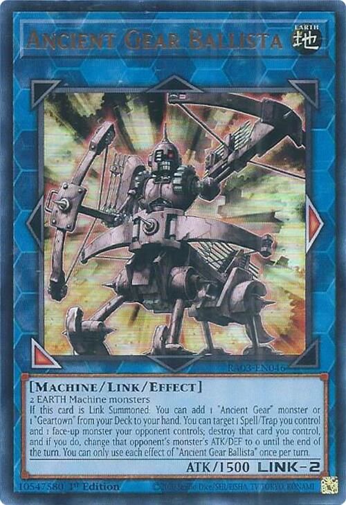 Ancient Gear Ballista (UR) [RA03-EN046] Ultra Rare | Event Horizon Hobbies CA