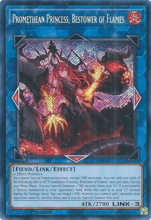 Promethean Princess, Bestower of Flames (Secret Rare) [RA03-EN050] Secret Rare | Event Horizon Hobbies CA