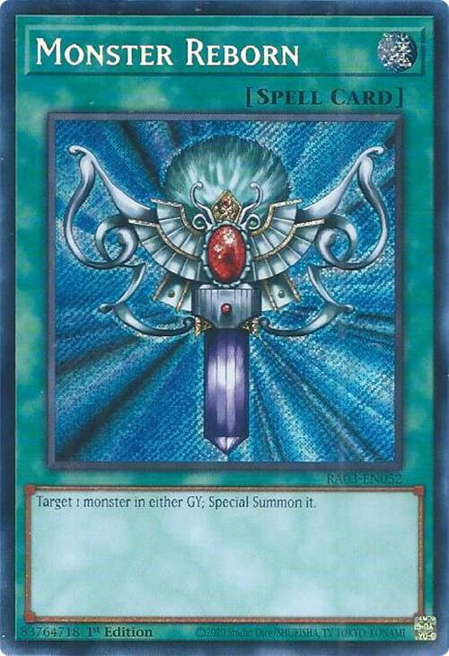 Monster Reborn (Secret Rare) [RA03-EN052] Secret Rare | Event Horizon Hobbies CA