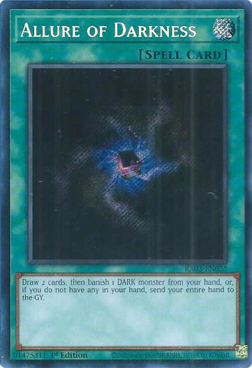 Allure of Darkness (Secret Rare) [RA03-EN055] Secret Rare | Event Horizon Hobbies CA