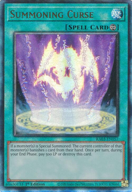 Summoning Curse (UTR) [RA03-EN057] Prismatic Ultimate Rare | Event Horizon Hobbies CA