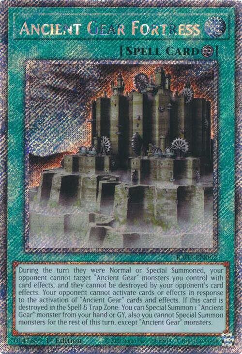 Ancient Gear Fortress (Platinum Secret Rare) [RA03-EN062] Platinum Secret Rare | Event Horizon Hobbies CA