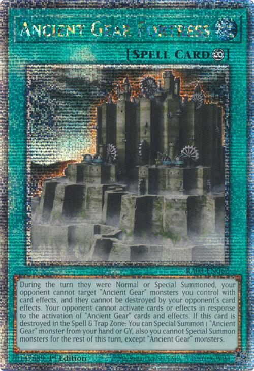 Ancient Gear Fortress (Quarter Century Secret Rare) [RA03-EN062] Quarter Century Secret Rare | Event Horizon Hobbies CA