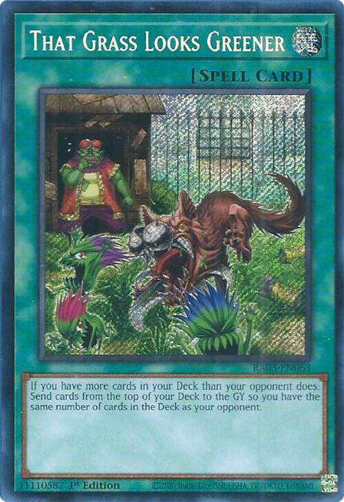 That Grass Looks Greener (Secret Rare) [RA03-EN063] Secret Rare | Event Horizon Hobbies CA