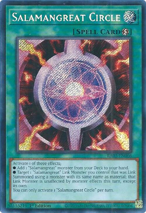 Salamangreat Circle (Secret Rare) [RA03-EN066] Secret Rare | Event Horizon Hobbies CA