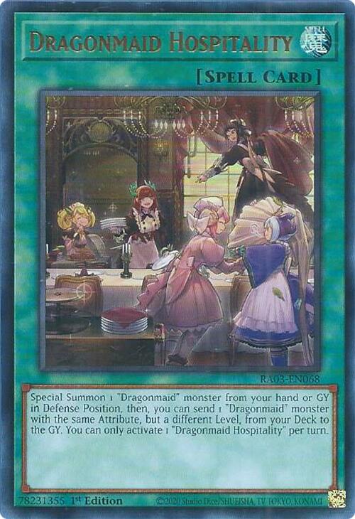 Dragonmaid Hospitality (UR) [RA03-EN068] Ultra Rare | Event Horizon Hobbies CA