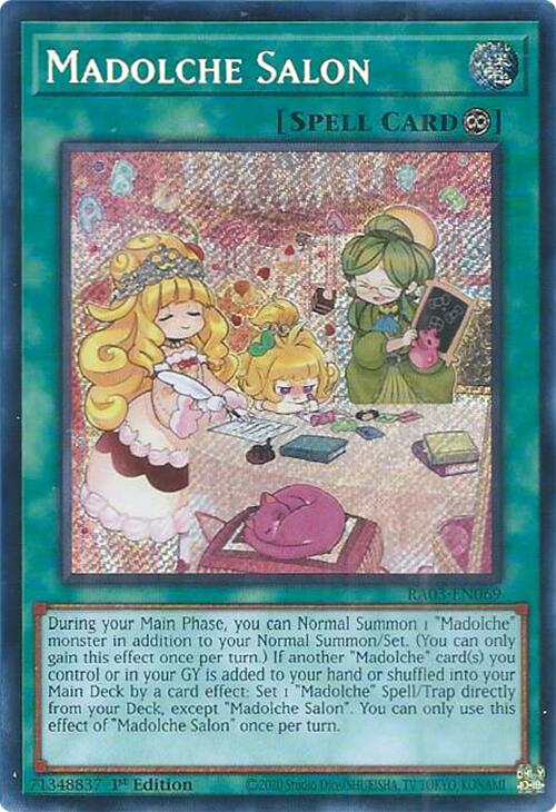 Madolche Salon (Secret Rare) [RA03-EN069] Secret Rare | Event Horizon Hobbies CA