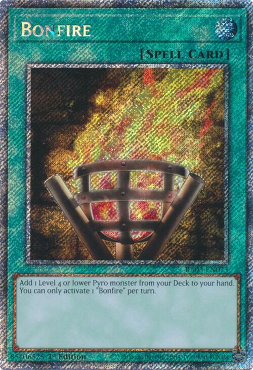 Bonfire (Platinum Secret Rare) [RA03-EN073] Platinum Secret Rare | Event Horizon Hobbies CA