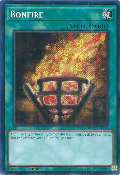 Bonfire (Secret Rare) [RA03-EN073] Secret Rare | Event Horizon Hobbies CA