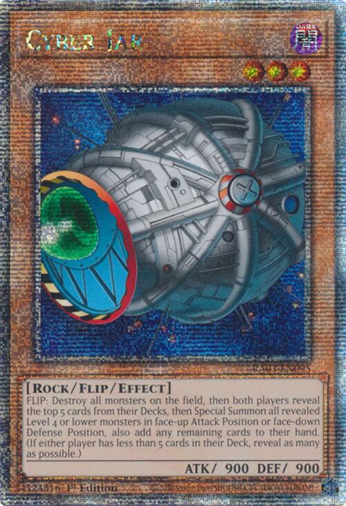 Cyber Jar (Quarter Century Secret Rare) [RA03-EN095] Quarter Century Secret Rare | Event Horizon Hobbies CA