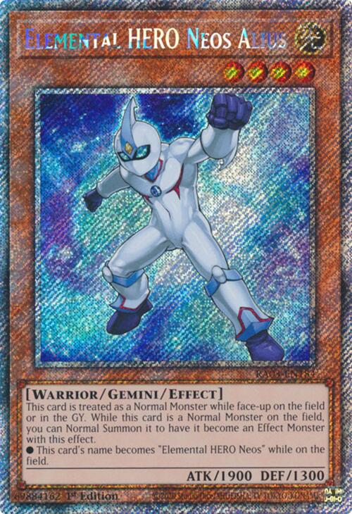 Elemental HERO Neos Alius (Platinum Secret Rare) [RA03-EN184] Platinum Secret Rare | Event Horizon Hobbies CA