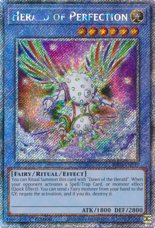 Herald of Perfection (Platinum Secret Rare) [RA03-EN237] Platinum Secret Rare | Event Horizon Hobbies CA