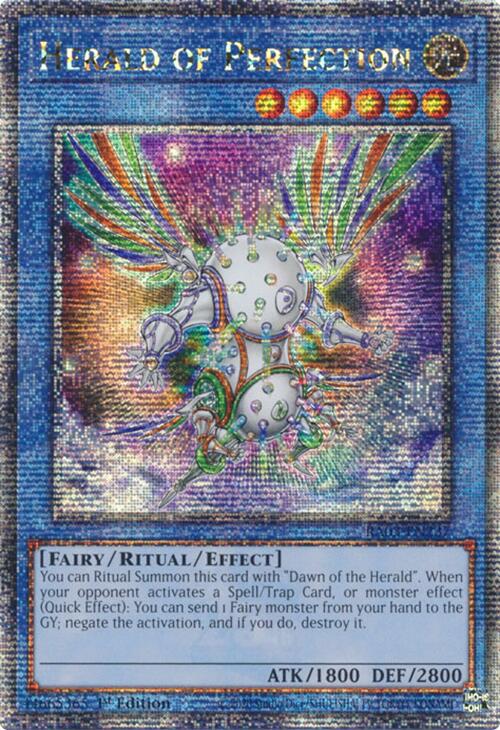 Herald of Perfection (Quarter Century Secret Rare) [RA03-EN237] Quarter Century Secret Rare | Event Horizon Hobbies CA