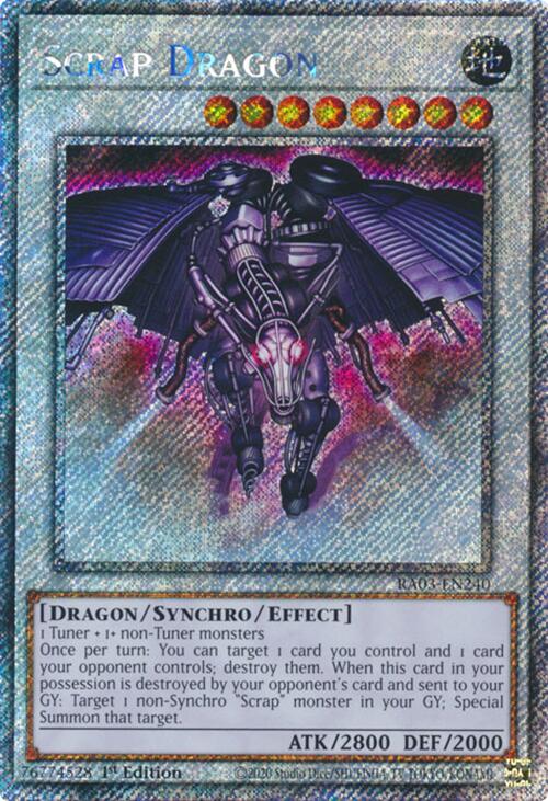 Scrap Dragon (Platinum Secret Rare) [RA03-EN240] Platinum Secret Rare | Event Horizon Hobbies CA