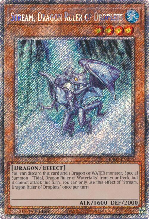 Stream, Dragon Ruler of Droplets (Platinum Secret Rare) [RA03-EN255] Platinum Secret Rare | Event Horizon Hobbies CA