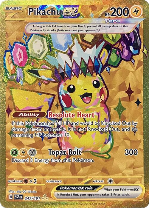 Pikachu ex (247/191) [Scarlet & Violet: Surging Sparks] | Event Horizon Hobbies CA