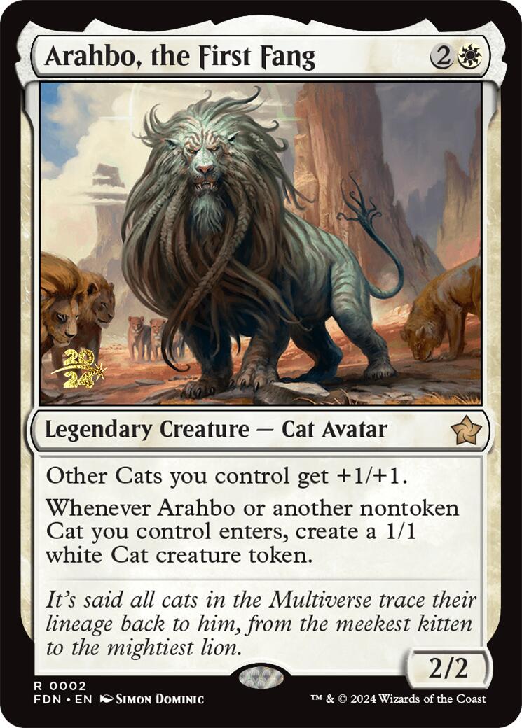 Arahbo, the First Fang [Foundations Prerelease Promos] | Event Horizon Hobbies CA