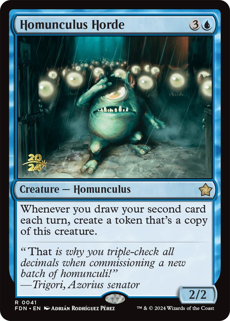 Homunculus Horde [Foundations Prerelease Promos] | Event Horizon Hobbies CA