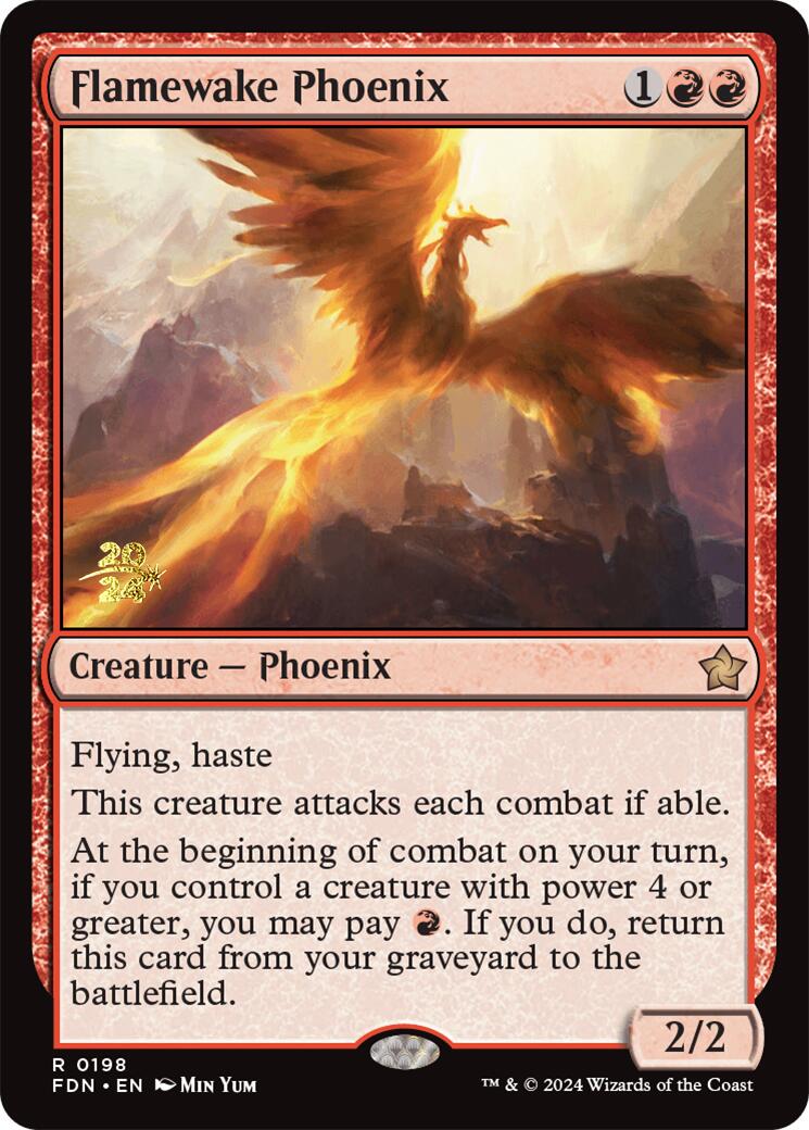 Flamewake Phoenix [Foundations Prerelease Promos] | Event Horizon Hobbies CA