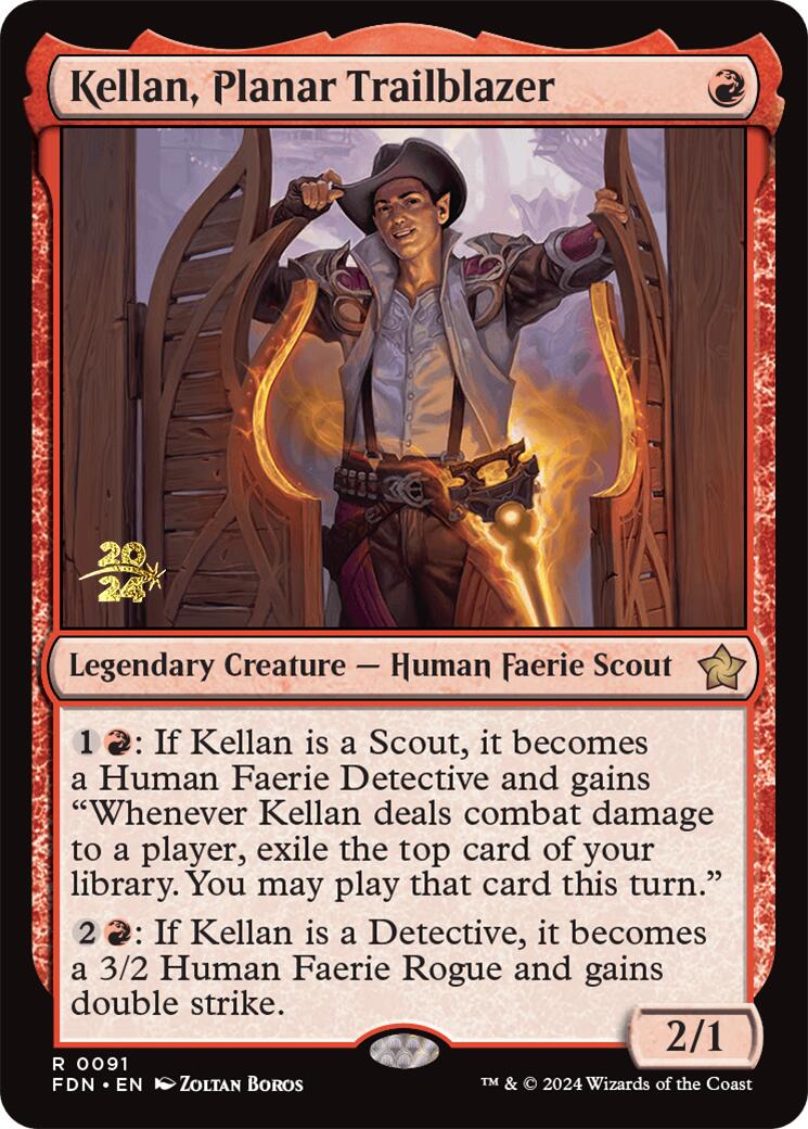 Kellan, Planar Trailblazer [Foundations Prerelease Promos] | Event Horizon Hobbies CA