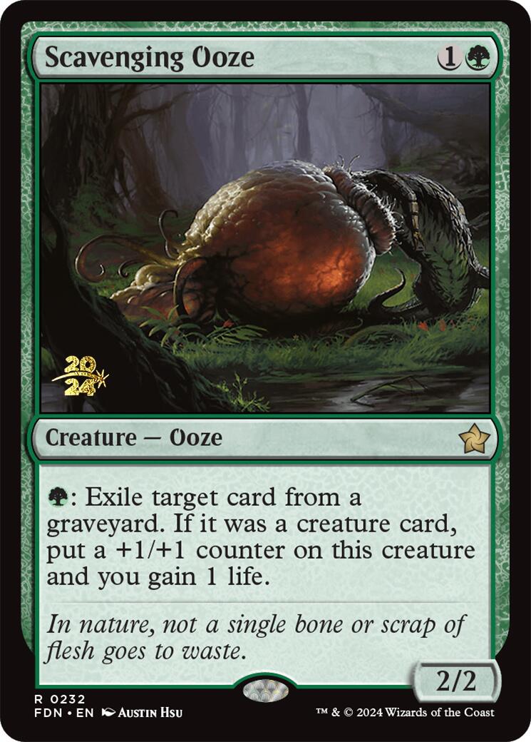 Scavenging Ooze [Foundations Prerelease Promos] | Event Horizon Hobbies CA