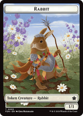 Rabbit // Soldier Double-Sided Token [Foundations Tokens] | Event Horizon Hobbies CA