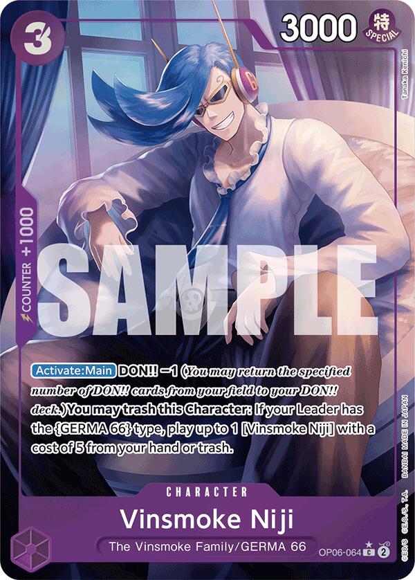 Vinsmoke Niji (OP06-064) (Full Art) [Premium Booster -The Best-] | Event Horizon Hobbies CA