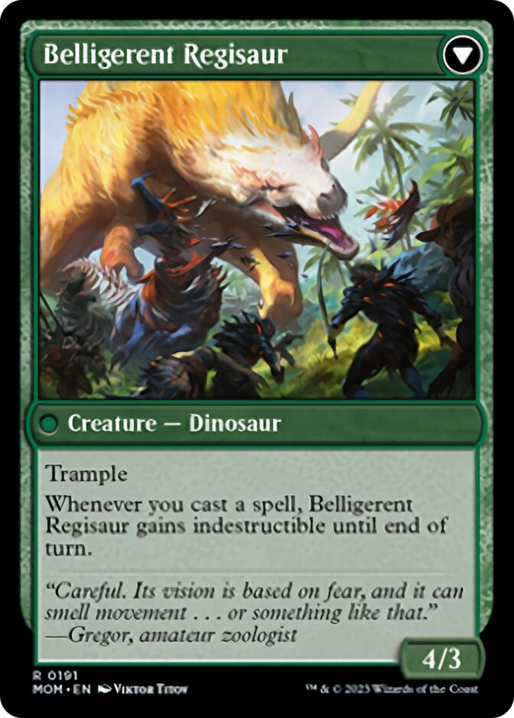 Invasion of Ixalan // Belligerent Regisaur [March of the Machine] | Event Horizon Hobbies CA