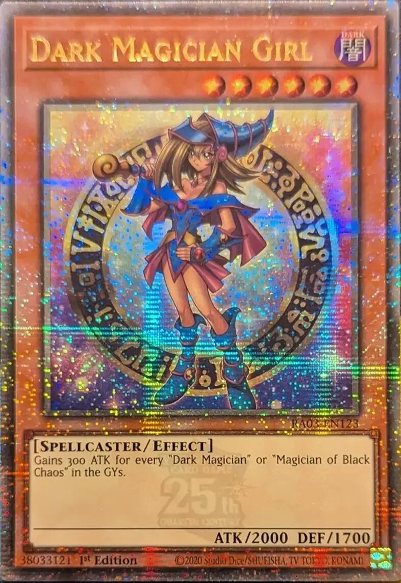 Dark Magician Girl (Quarter Century Secret Rare) (B) [RA03-EN123] Quarter Century Secret Rare | Event Horizon Hobbies CA