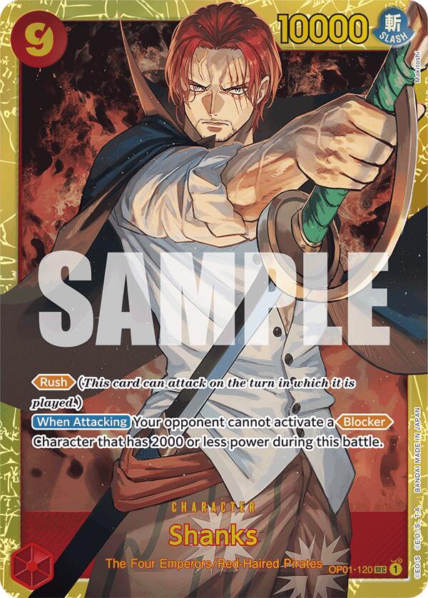 Shanks (OP01-120) (Reprint) [Premium Booster -The Best-] | Event Horizon Hobbies CA