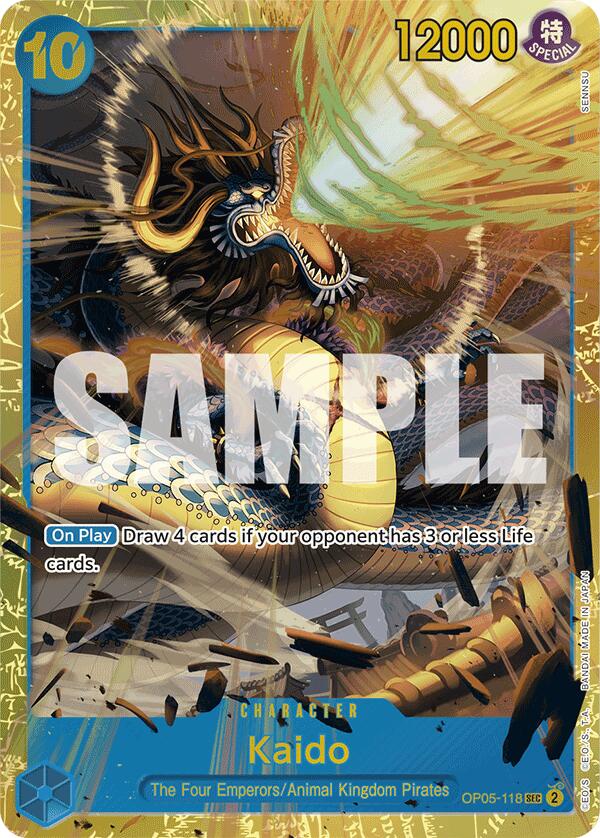 Kaido (OP05-118) (Reprint) [Premium Booster -The Best-] | Event Horizon Hobbies CA