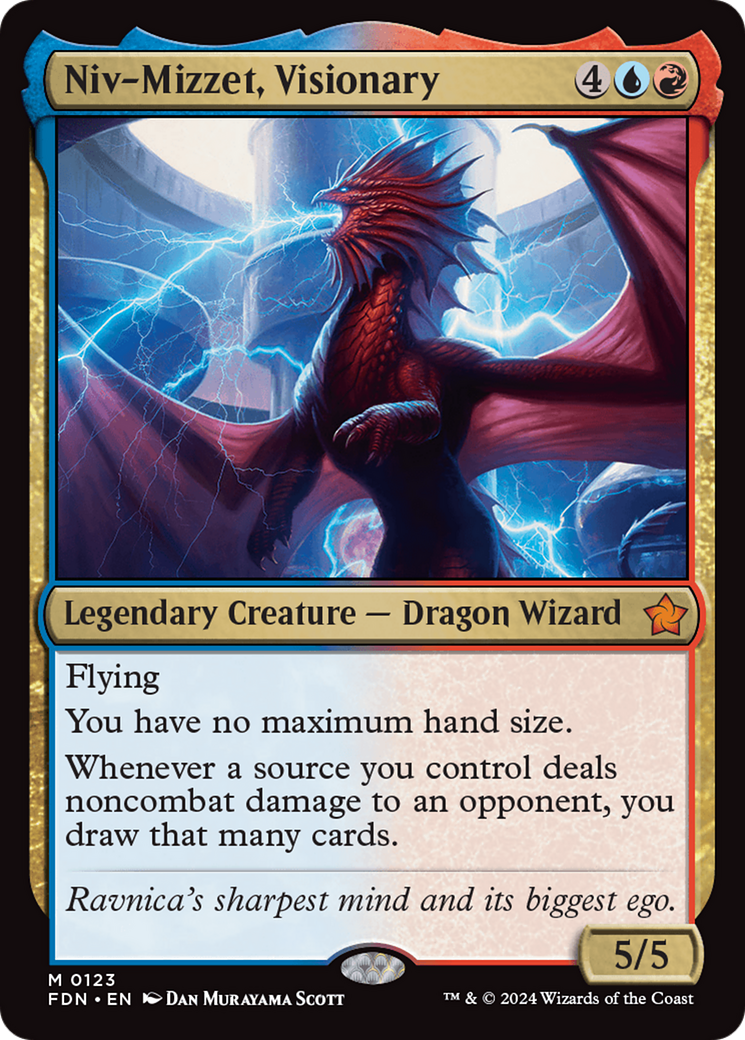 Niv-Mizzet, Visionary [Foundations] | Event Horizon Hobbies CA