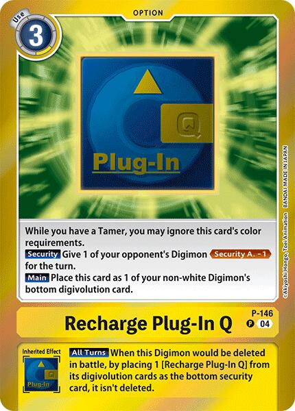 Recharge Plug-In Q [P-146] (Reprint) [Special Limited Set] | Event Horizon Hobbies CA