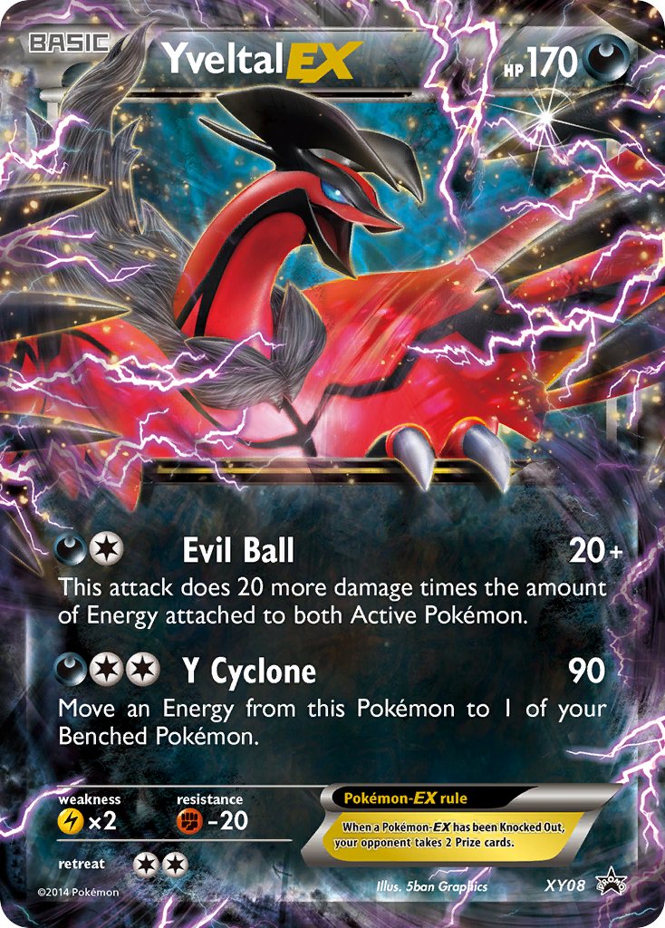 Yveltal EX (XY08) [XY: Black Star Promos] | Event Horizon Hobbies CA