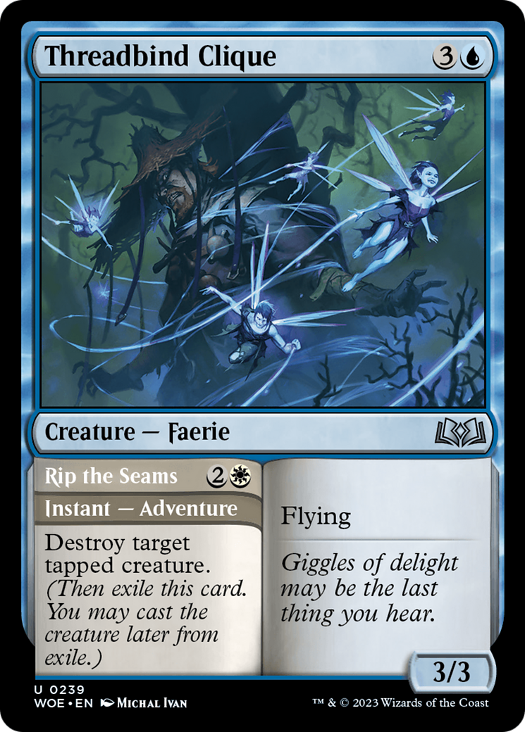 Threadbind Clique // Rip the Seams [Wilds of Eldraine] | Event Horizon Hobbies CA