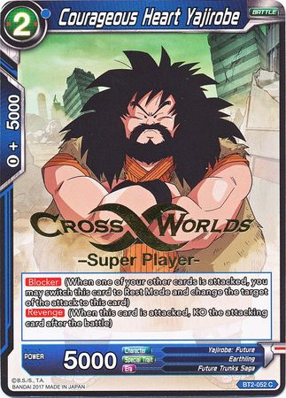 Courageous Heart Yajirobe (Super Player Stamped) (BT2-052) [Tournament Promotion Cards] | Event Horizon Hobbies CA