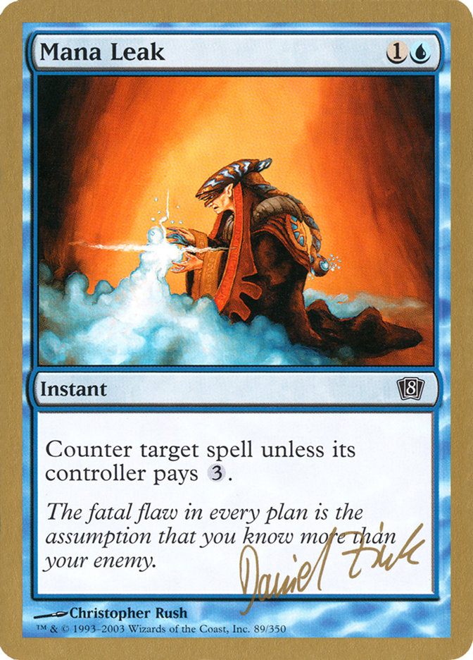 Mana Leak (Daniel Zink) [World Championship Decks 2003] | Event Horizon Hobbies CA