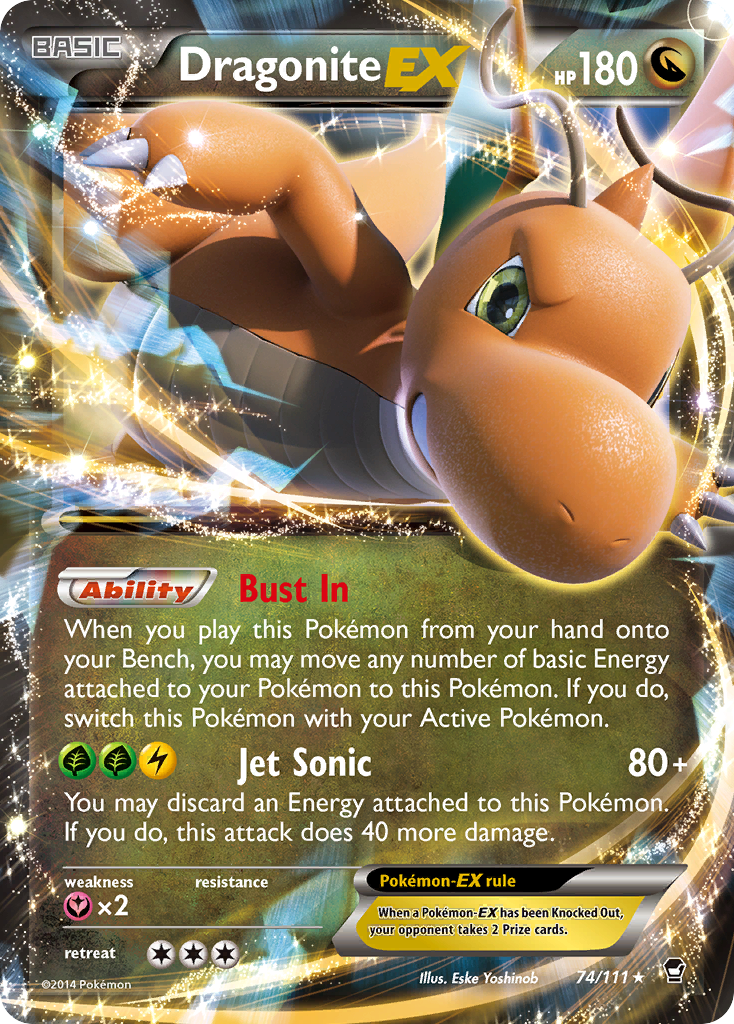 Dragonite EX (74/111) [XY: Furious Fists] | Event Horizon Hobbies CA