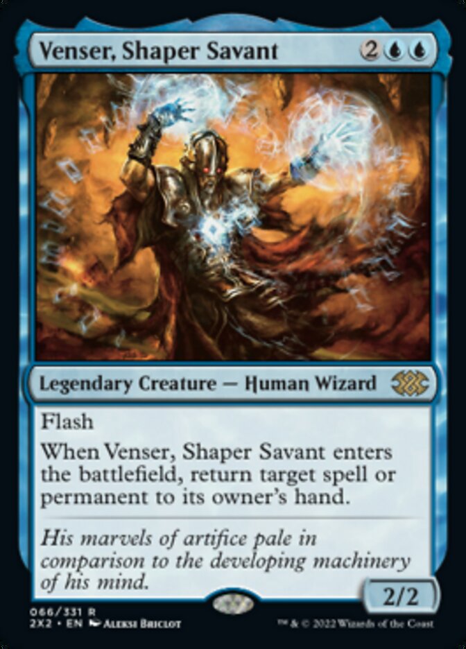 Venser, Shaper Savant [Double Masters 2022] | Event Horizon Hobbies CA